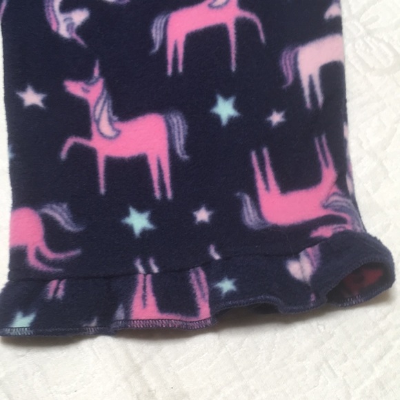 2T (5/$20) Fleece Comfy Pants with Unicorns - Picture 9 of 10